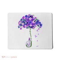 ILl Remember For You Purple Elephant AlzheimerS Awareness Mousepad thumb 0