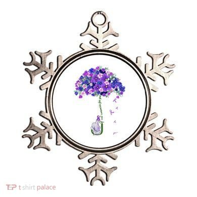 ILl Remember For You Purple Elephant AlzheimerS Awareness Ornament