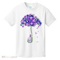 ILl Remember For You Purple Elephant AlzheimerS Awareness Kids T-Shirt thumb 0