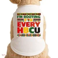 I'm Rooting For Every HBCU Doggie Tank thumb 0