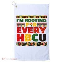 I'm Rooting For Every HBCU Golf Towel thumb 0