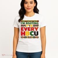 I'm Rooting For Every HBCU Women's T-Shirt thumb 4