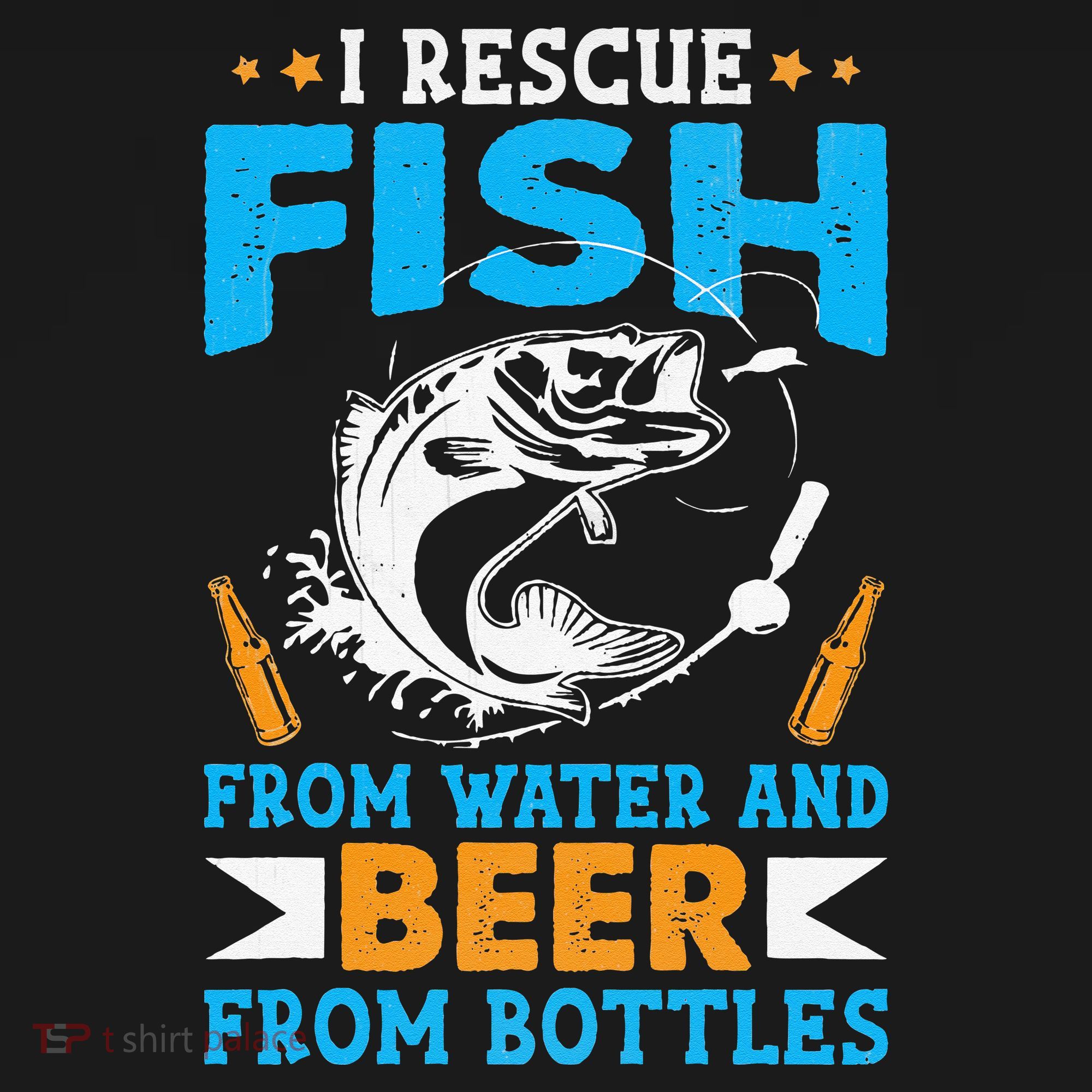 I Rescue Fish From Water And Beer From Bottles Fisherman Ornament