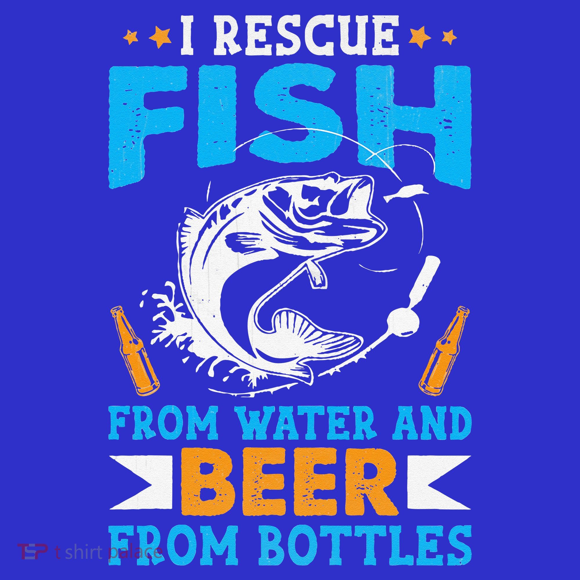 I Rescue Fish From Water And Beer From Bottles Fisherman Apron