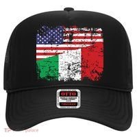 ITALIAN ROOTS Half American Flag USA ITALY FLAG Hat thumb 0
