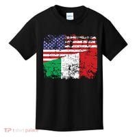 ITALIAN ROOTS Half American Flag USA ITALY FLAG Kids T-Shirt thumb 0