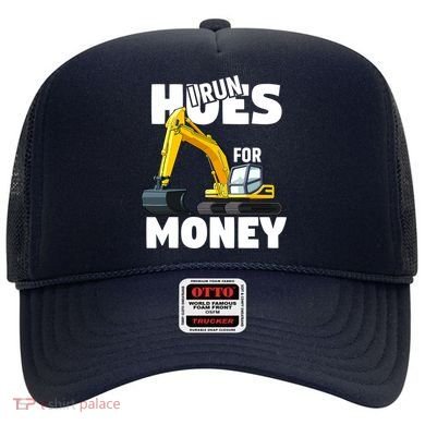I Run Hoes For Money Funny Construction Worker Humor Hat