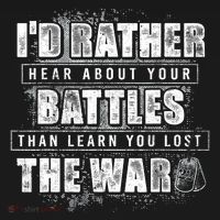 ID Rather Hear About Your Battles Than Learn You Lost War Visor thumb 3