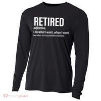 Im Retired I Do What I Want When I Want Cooling Performance Long Sleeve Crew thumb 0
