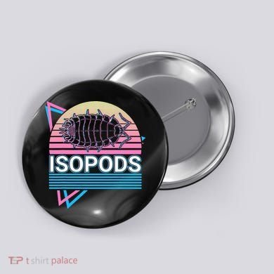 Isopods Retro Button