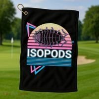 Isopods Retro Golf Towel thumb 1