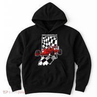 IndyCar Racing Indianapolis Map Checkered Flag Racer Hoodie thumb 0