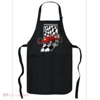 IndyCar Racing Indianapolis Map Checkered Flag Racer Apron thumb 0
