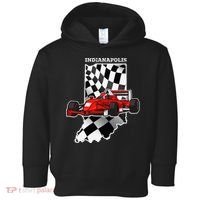 IndyCar Racing Indianapolis Map Checkered Flag Racer Toddler Hoodie thumb 0