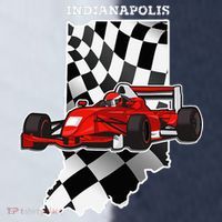 IndyCar Racing Indianapolis Map Checkered Flag Racer Sport-Tek Competitor United Soccer Jersey thumb 4