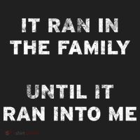 It Ran In The Family Until It Ran Into Me Cancer Survivor Gift Women's Sweatshirt thumb 2