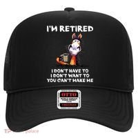 Im Retired I Dont Have To I Dont Want To Horse Hat thumb 0