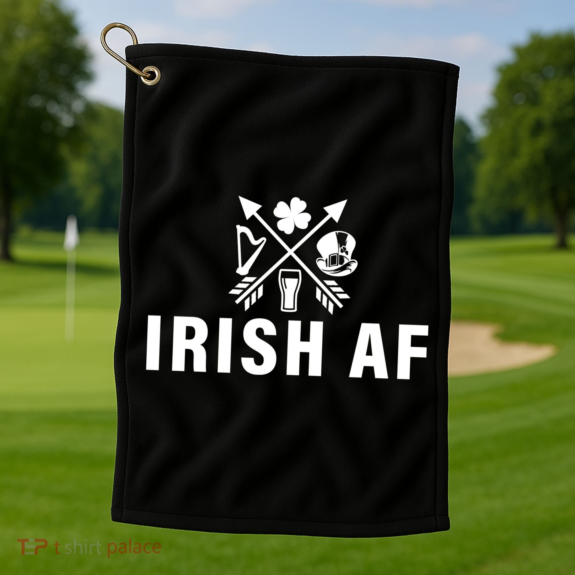 Irish AF Golf Towel