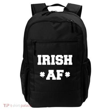Irish AF St Patrick's Day Clover Backpack