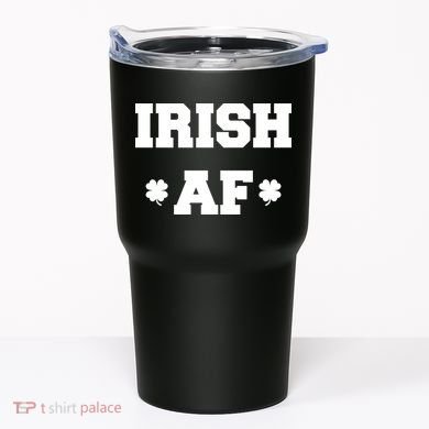 Irish AF St Patrick's Day Clover Tumbler