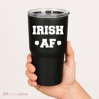 Irish AF St Patrick's Day Clover Tumbler thumb 2