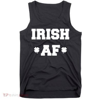 Irish AF St Patrick's Day Clover Tank Top