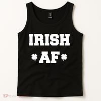 Irish AF St Patrick's Day Clover Tank Top thumb 2