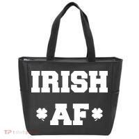 Irish AF St Patrick's Day Clover Tote Bag thumb 0