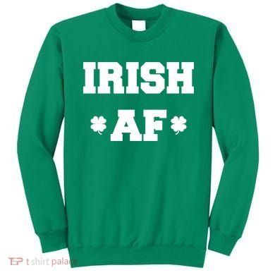 Irish AF St Patrick's Day Clover Sweatshirt