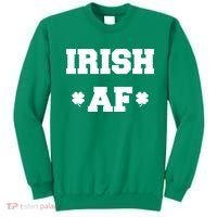 Irish AF St Patrick's Day Clover Sweatshirt thumb 0