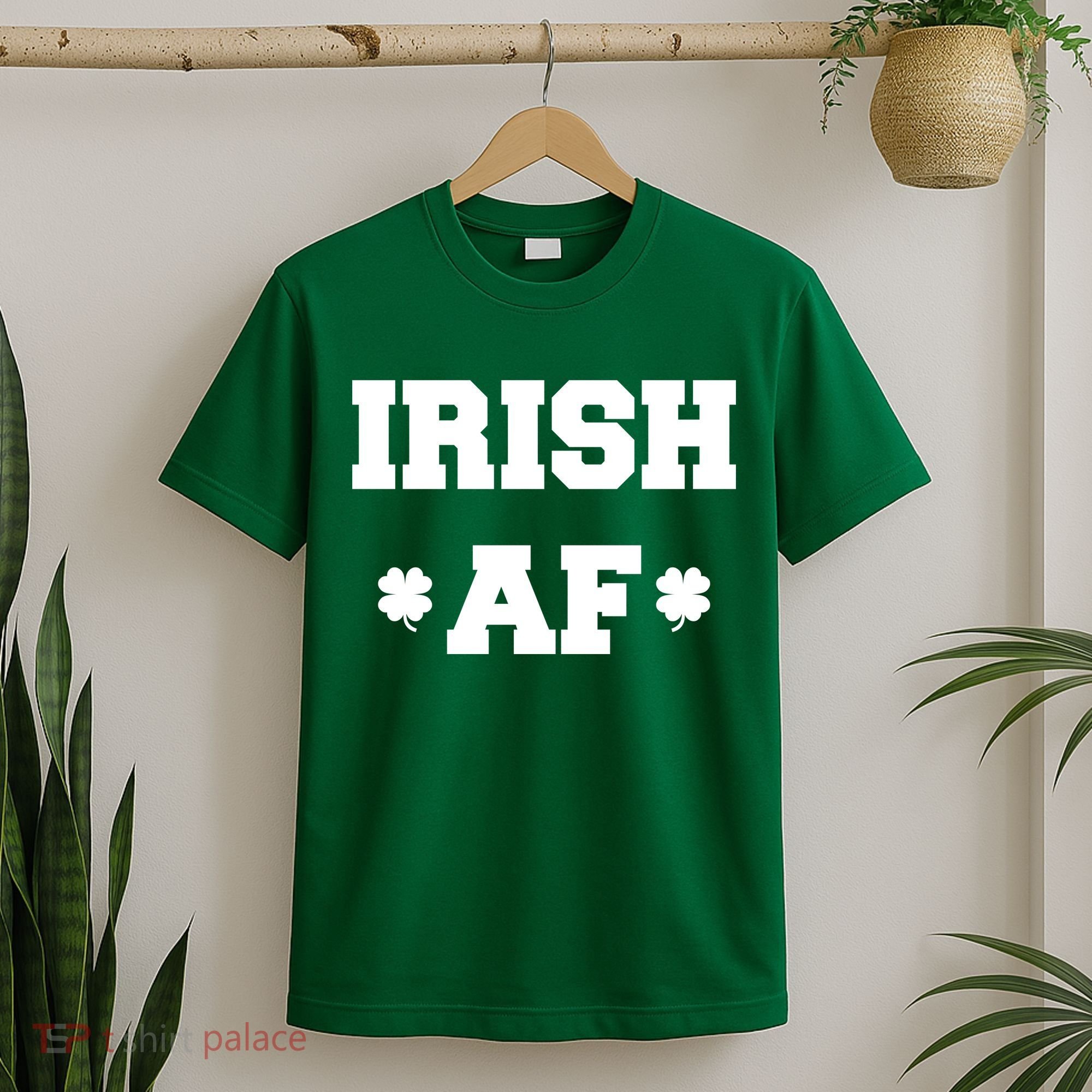 Irish AF St Patrick's Day Clover T-Shirt