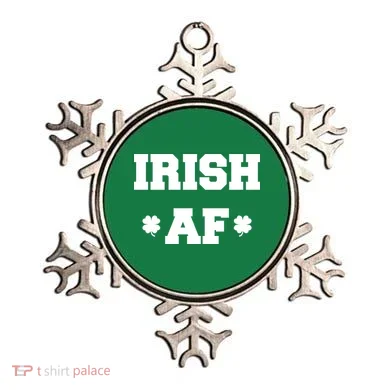 Irish AF St Patrick's Day Clover Ornament
