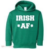 Irish AF St Patrick's Day Clover Toddler Hoodie thumb 0