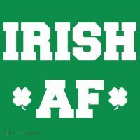 Irish AF St Patrick's Day Clover Women's Long Sleeve Shirt thumb 2