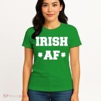 Irish AF St Patrick's Day Clover Women's T-Shirt thumb 4