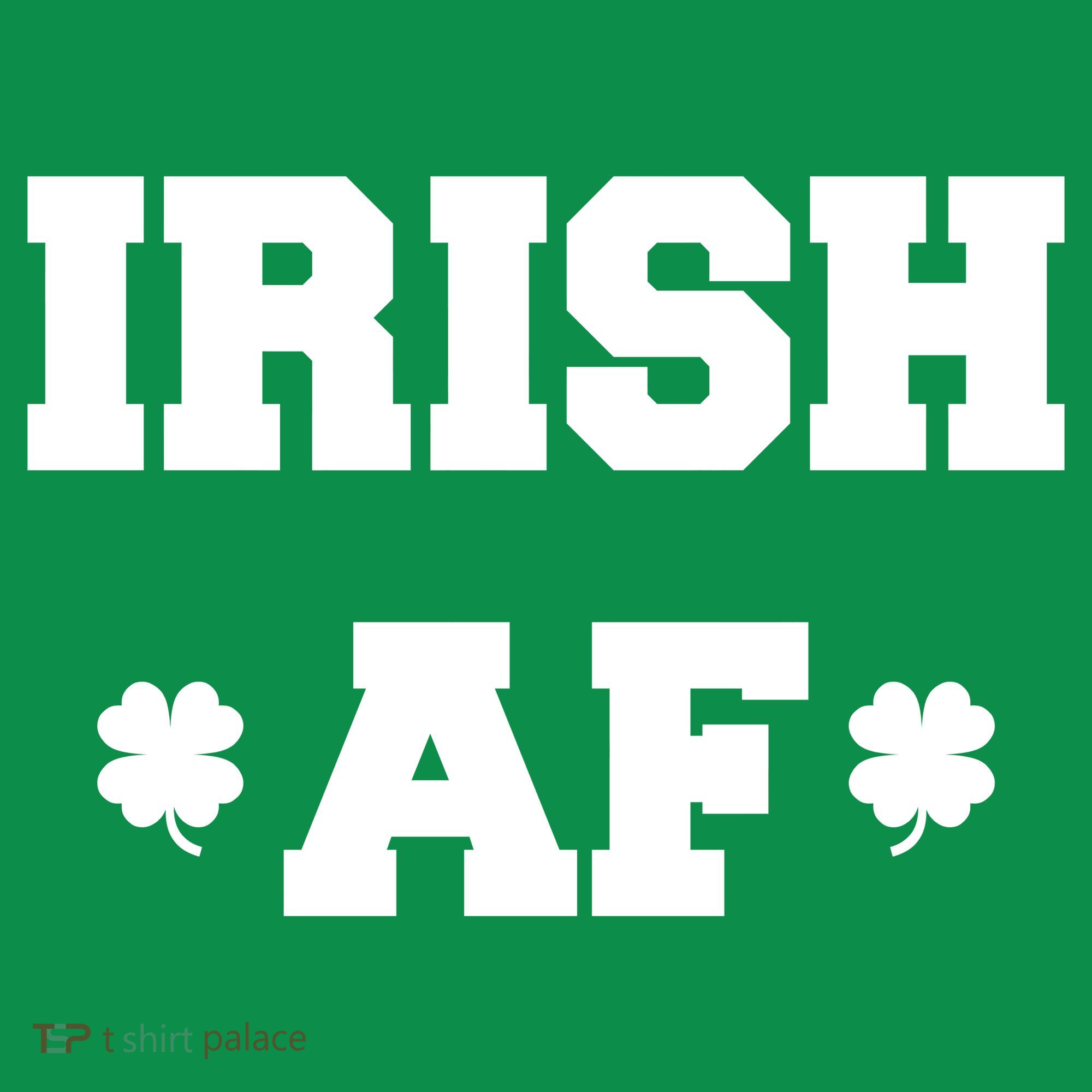 Irish AF St Patrick's Day Clover Kids Hoodie