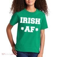 Irish AF St Patrick's Day Clover Kids T-Shirt thumb 2