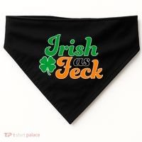 Irish as Feck Funny St. Patrick's Day USA-Made Doggie Bandana thumb 0