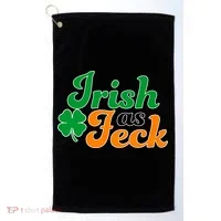 Irish as Feck Funny St. Patrick's Day Golf Towel thumb 0