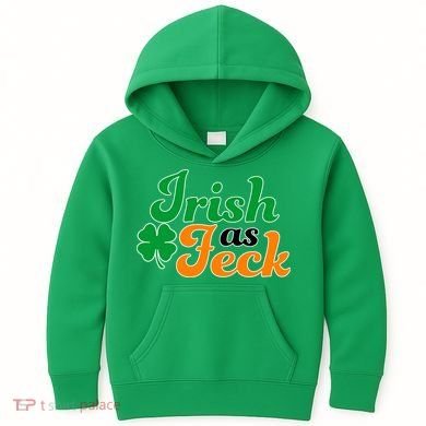 Irish as Feck Funny St. Patrick's Day Kids Hoodie