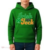Irish as Feck Funny St. Patrick's Day Kids Hoodie thumb 4