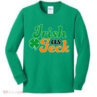 Irish as Feck Funny St. Patrick's Day Kids Long Sleeve Shirt thumb 0