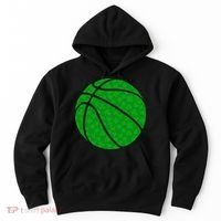 Irish Basketball Shamrock Clover Hoodie thumb 0