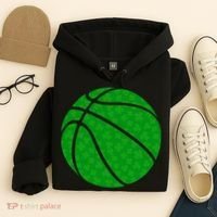 Irish Basketball Shamrock Clover Hoodie thumb 4