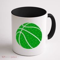Irish Basketball Shamrock Clover Coffee Mug thumb 1