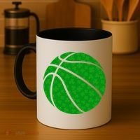 Irish Basketball Shamrock Clover Coffee Mug thumb 4