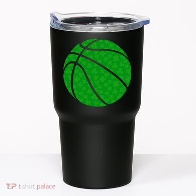 Irish Basketball Shamrock Clover Tumbler