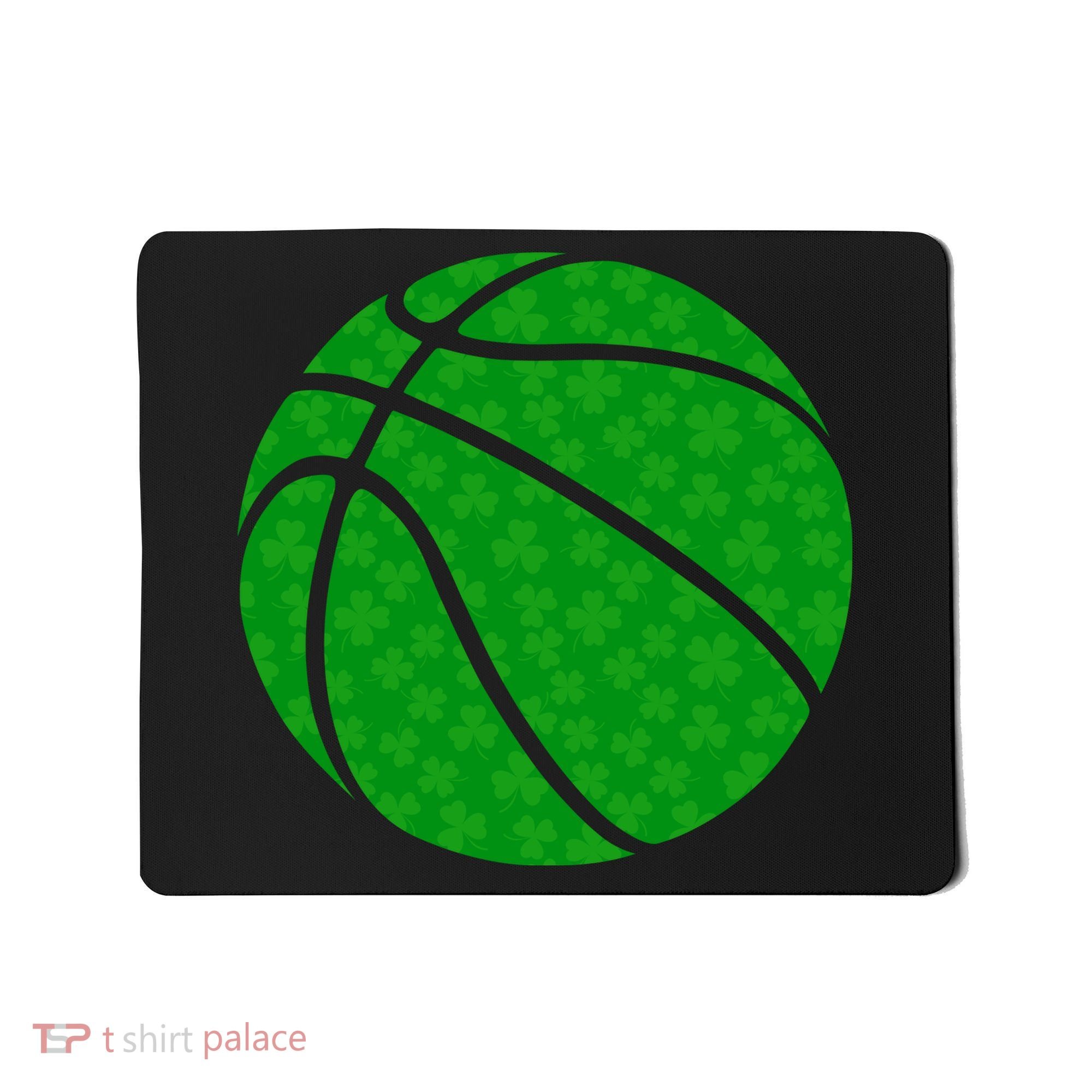 Irish Basketball Shamrock Clover Mousepad