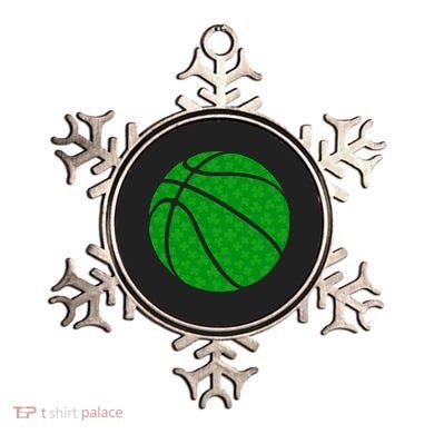 Irish Basketball Shamrock Clover Ornament