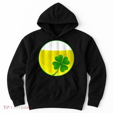 Irish Beer Clover Flag Hoodie
